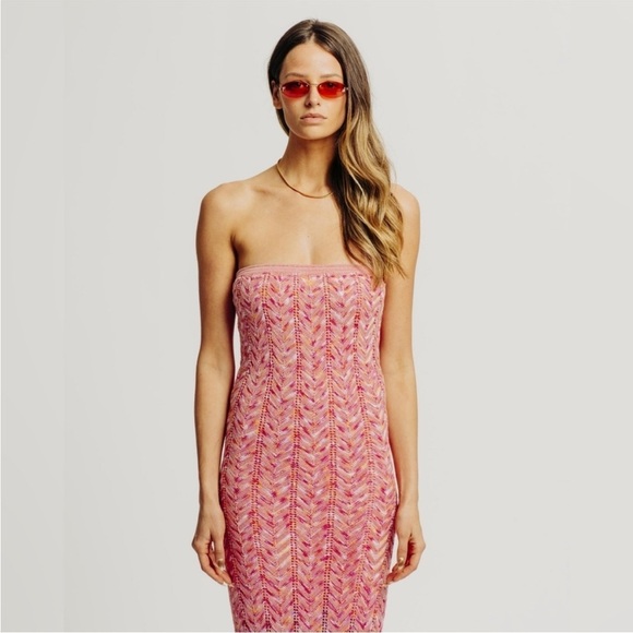 Ronny Kobo Tasha crochet strapless dress - Picture 12 of 16